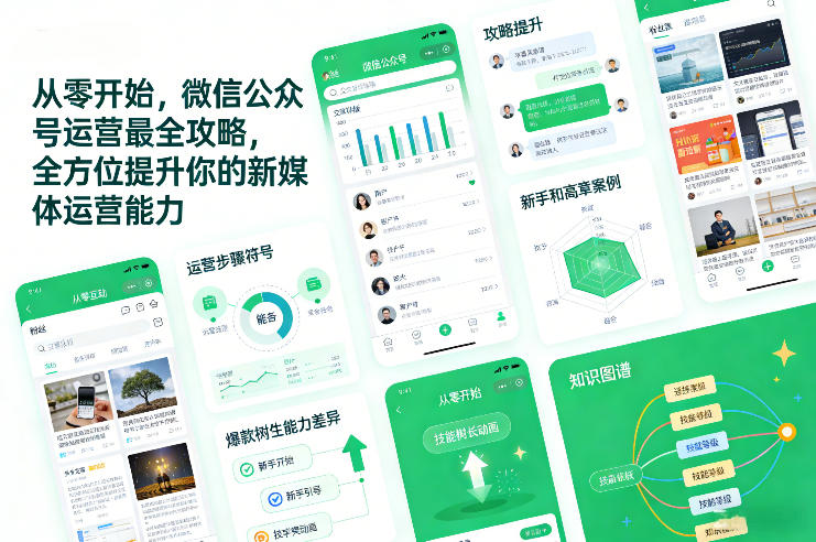 从零开始，微信公众号运营最全攻略，全方位提升你的新媒体运营能力-16888副业资讯