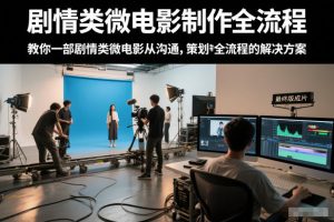 剧情类微电影制作全流程，教你一部剧情类微电影从沟通，策划到拍摄制作全流程的解决方案-16888副业资讯