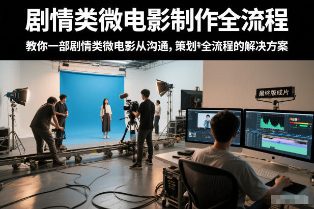 剧情类微电影制作全流程，教你一部剧情类微电影从沟通，策划到拍摄制作全流程的解决方案-16888副业资讯