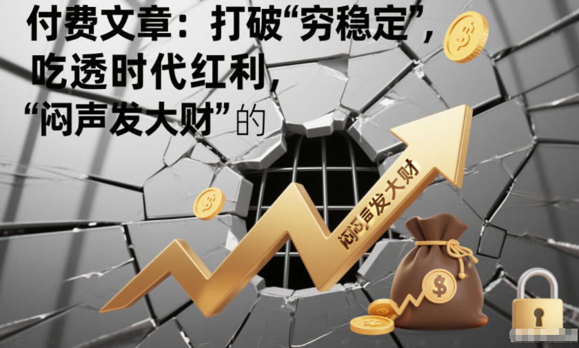 付费文章：打破“穷稳定”，吃透时代红利，“闷声发大财”的终极真谛-16888副业资讯