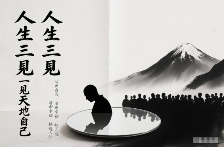 人生三见一见天地见众生见自己，活出自我拥有清晰幸福人生，搞透人性-16888副业资讯