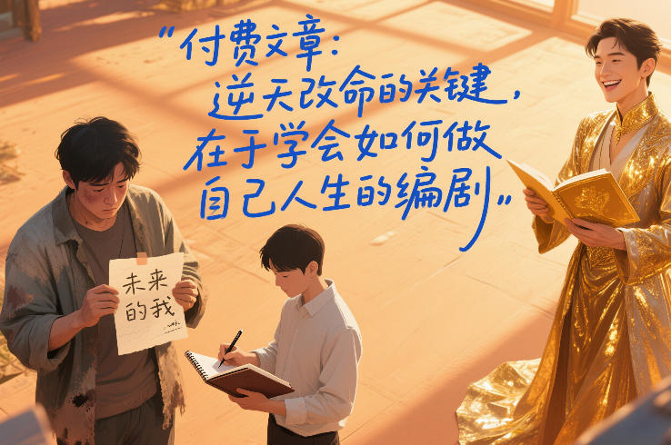 付费文章：逆天改命的关键，在于学会如何做自己人生的编剧-16888副业资讯