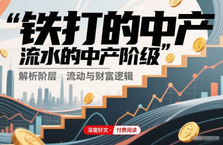 付费文章：铁打的中产，流水的中产阶级-16888副业资讯