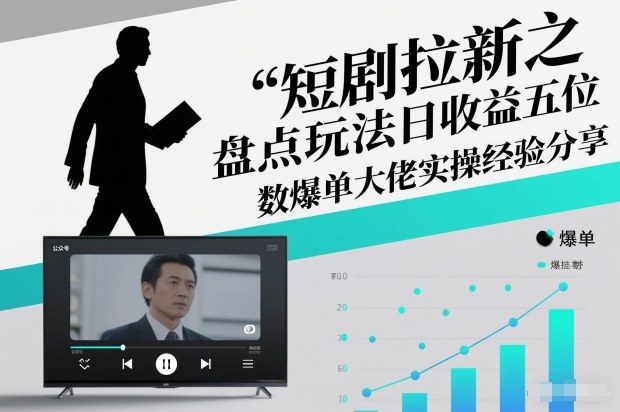 短剧拉新之盘点玩法日收益五位数爆单大佬实操经验分享-16888副业资讯