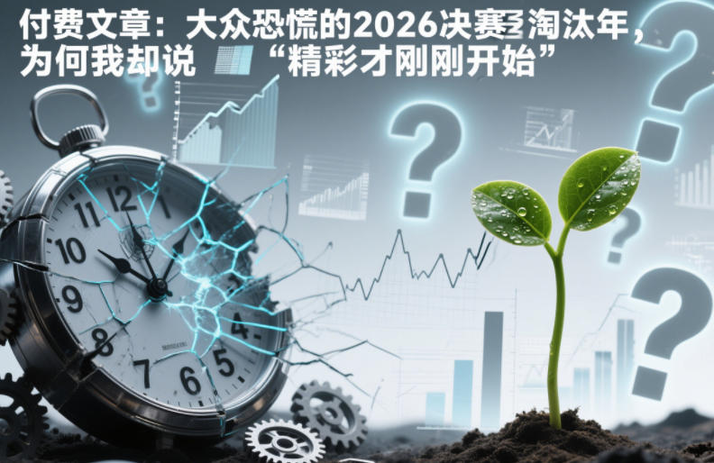 付费文章：大众恐慌的2026决赛淘汰年，为何我却说“精彩才刚刚开始”？-16888副业资讯