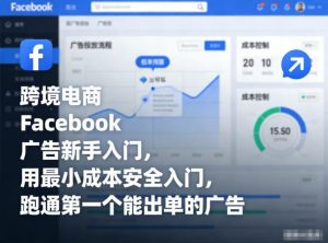 跨境电商Facebook广告新手入门，用最小成本安全入门，跑通第一个能出单的广告-16888副业资讯