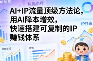 AI+IP流量顶级方法论，用AI降本增效，快速搭建可复制的IP賺钱体系-16888副业资讯