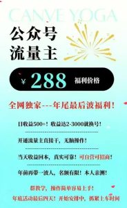26年公众号流量主撸收益新玩法，当天就有收益，日收益5张-16888副业资讯