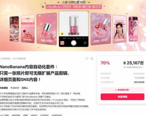 NanoBanana内容自动化套件：只需一张照片即可无限扩展产品展示、详情页和社交媒体内容！-16888副业资讯