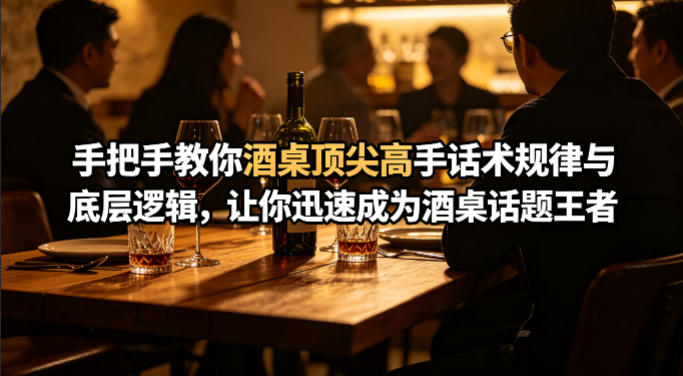 付费文章：手把手教你酒桌顶尖高手话术规律与底层逻辑，让你迅速成为酒桌话题王者(二十年全网独家经验分享)-16888副业资讯