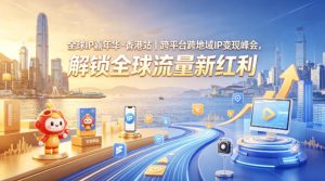 全球IP嘉年华·香港站｜跨平台跨地域IP变现峰会，解锁全球流量新红利-16888副业资讯