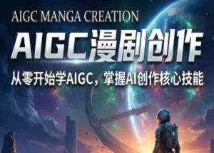 AIGC精品漫剧创作全流程解析，S级漫剧教学，从零开始学AIGC漫剧创作-16888副业资讯