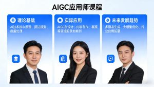 AIGC应用师课程，覆盖了AI技术的理论基础、实际应用、以及未来发展趋势-16888副业资讯