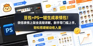 豆包+PS一键生成表情包！微信表情上架全流程详解，新手零门槛上手，轻松搭建被动收入渠道-16888副业资讯