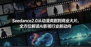 Seedance2.0从动漫爽剧到商业大片，全方位解读AI影视行业新动向-16888副业资讯