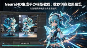 Neural4D生成手办模型教程，让创意效果在数秒内呈现预览-16888副业资讯
