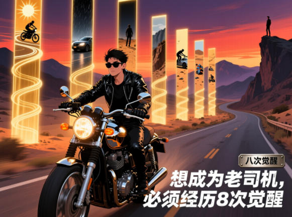 付费文章：想成为老司机，必须经历8次觉醒-16888副业资讯