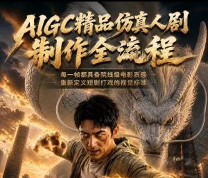 AIGC精品仿真人剧豢龙人全流程制作解析2026，国风仿真人创作+打斗剧情+人设编排，一站式AI短剧入门-16888副业资讯