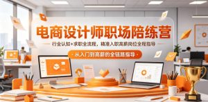 电商设计师职场陪练营，行业认知+求职全流程，精准入职高薪岗位全程指导-16888副业资讯