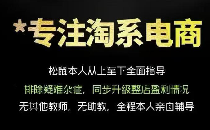 松鼠会电商VIP课程，从基础布局到高阶优化，助你掌握淘宝运营逻辑，提升店铺流量与转化（更新0626）-16888副业资讯