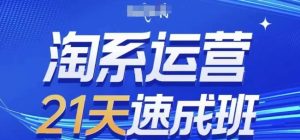 淘系运营21天速成班，0基础轻松搞定淘系运营，不做假把式，快速复制落地(更新26年6月)-16888副业资讯