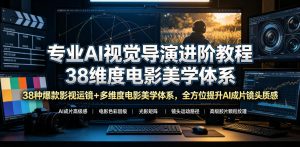 专业AI视觉导演进阶教程，38种爆款影视运镜+多维度电影美学体系，全方位提升AI成片高级感与镜头质感-16888副业资讯