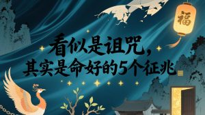 付费文章：看似是诅咒，其实是命好的5个征兆-16888副业资讯