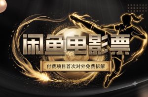 一部功夫女足,再次颠覆了我对闲鱼电影票的认知,旺季一月打底1W+-16888副业资讯