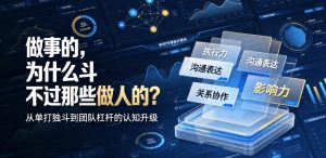 付费文章:做事的,为什么斗不过那些做人的?-16888副业资讯