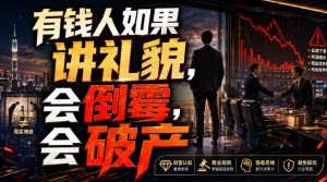 付费文章:有钱人如果讲礼貌,会倒霉,会破产-16888副业资讯