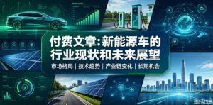 付费文章：新能原车的行业现状和未来展望-16888副业资讯