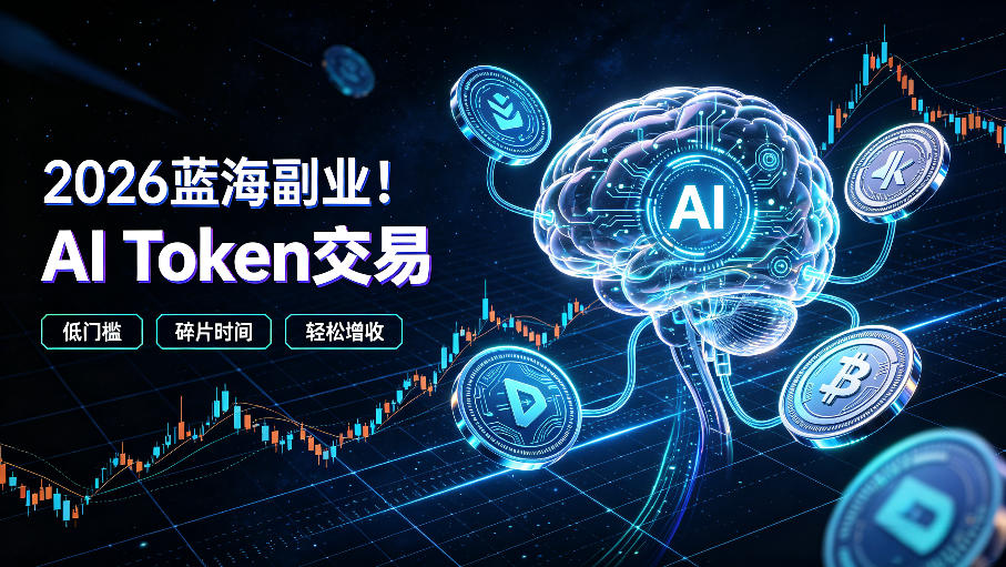 2026全新风口副业｜AI智能Token交易，空闲时间轻松 賺 收益，无需全天盯盘【揭秘】-16888副业资讯