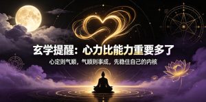 付费文章：玄学提醒：心力比能力重要多了-16888副业资讯
