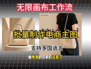 批量复刻电商爆款主图工作流搭建教学，批量下载，支持多国语言，不管是国内电商还是跨境店群都能用-16888副业资讯