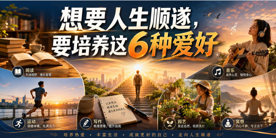 公众号付费文章：想要人生顺遂，要培养这6种爱好-16888副业资讯