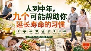 付费文章：人到中年，九个可能帮助你延长寿命的习惯-16888副业资讯