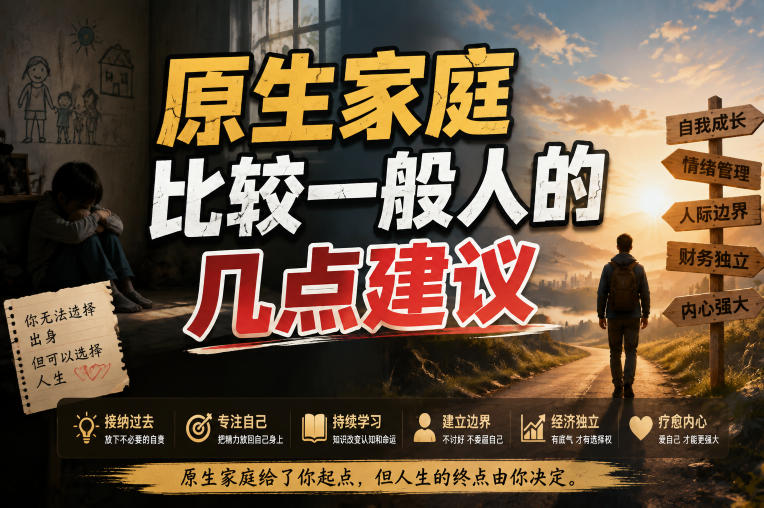 付费文章：给原生家庭比较一般人的几点建议-16888副业资讯