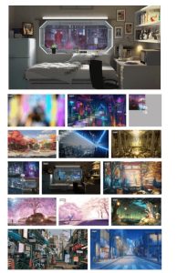 某宝付费购买！108GB，直播绿幕二次元3D动态虚拟背景合集，抖音动漫房间高清直播素材，电脑桌面壁纸-16888副业资讯